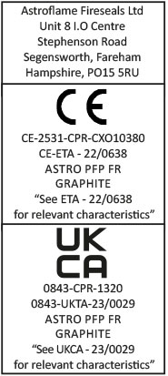 CE and UKCA Certification for Astro PFP FR Graphite