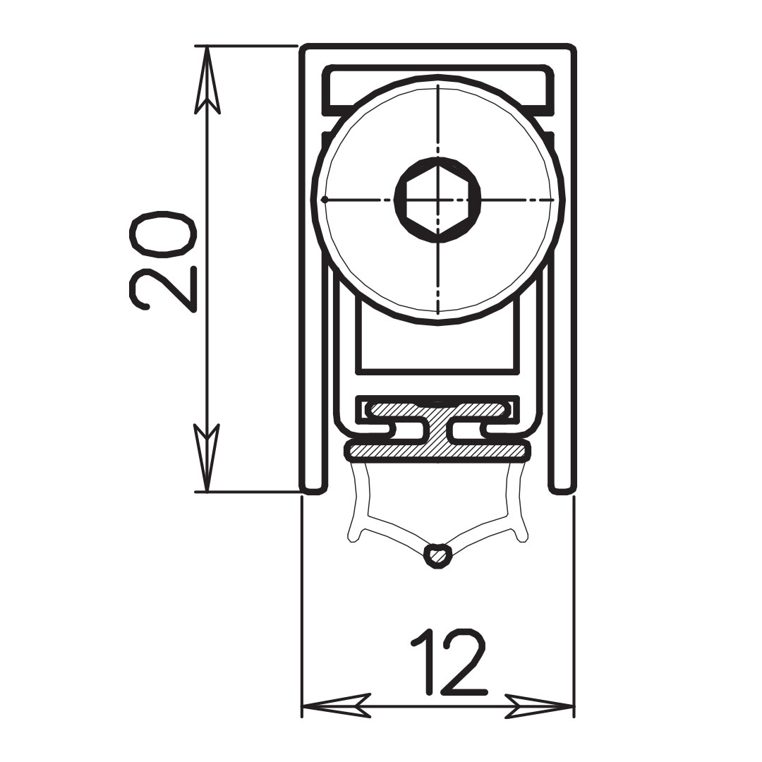 Astro Trend Drop Down Door Seal Measurements